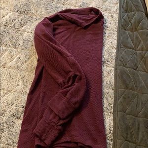 Plum day trip sweater